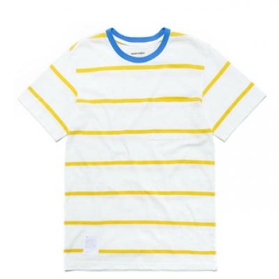 STRIPE POCKET T-SHIRTS [YELLOW]