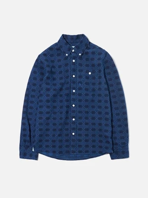 PATTERN SHIRT ES [INDIGO]