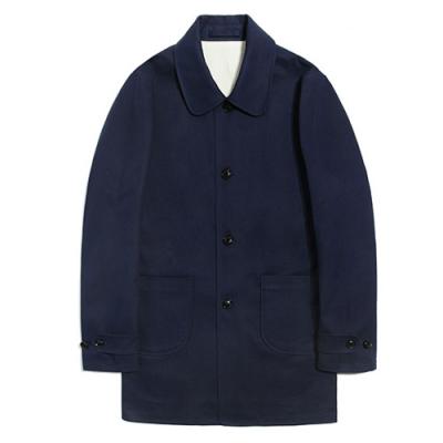 COTTON SINGLE COAT [NAVY]