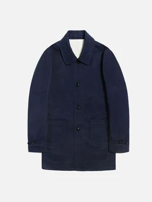 COTTON SINGLE COAT [NAVY]
