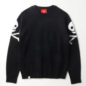 [WHYWORKS] CURSE: SKULL KNIT - BLK