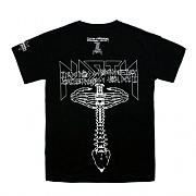 I AM NOT A HUMAN BEING X NASTY PALM HAND SHAKE T-SHIRTS-BLACK