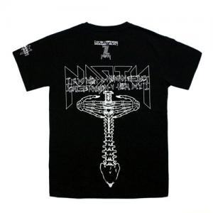 I AM NOT A HUMAN BEING X NASTY PALM HAND SHAKE T-SHIRTS-BLACK