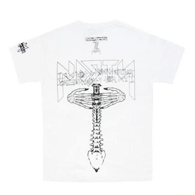 I AM NOT A HUMAN BEING X NASTY PALM HAND SHAKE T-SHIRTS-WHITE
