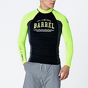 SWELL MEN RASHGUARD V3-N.YELLOW-BLACK-GREY