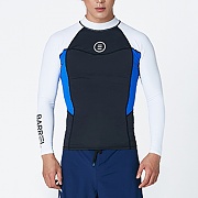 CIRCLE RASHGUARD-BLACK-WHITE