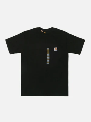 (102041)M WORKWEAR GRPHC BRANDED C PKT SS TSHIRT-001BLK