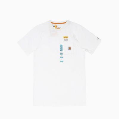(100410) 포스 코튼 델몬트 포켓 반팔티 WHITE (100)