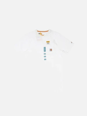 (100410) 포스 코튼 델몬트 포켓 반팔티 WHITE (100)