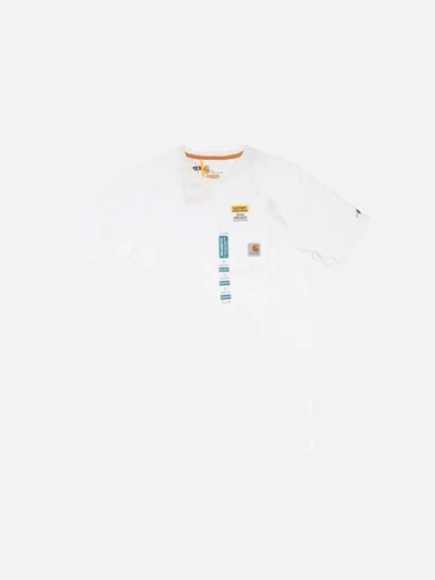 (100410) 포스 코튼 델몬트 포켓 반팔티 WHITE (100)