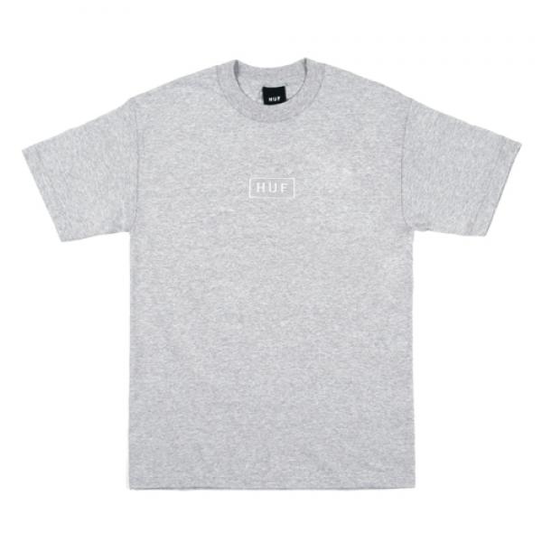 EMBROIDERED BAR LOGO TEE-GREY
