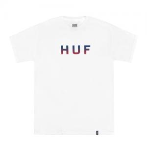 ORIGINAL LOGO HALF TONE GRA TEE-WHT