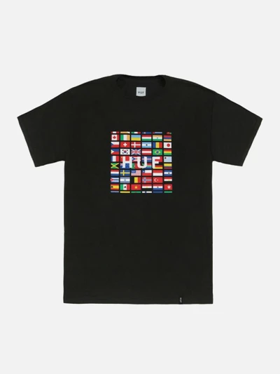 FLAG BOX LOGO TEE-BLK
