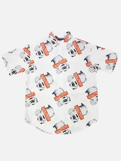 BE DIFFERENT HAWAIIAN SHIRTS-WHT