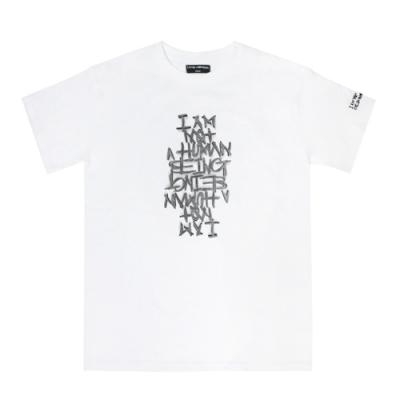 NEW 3D BAISC LOGO T SHIRTS-WHT