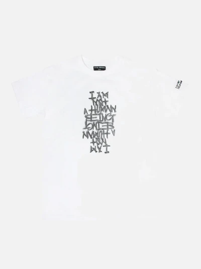 NEW 3D BAISC LOGO T SHIRTS-WHT