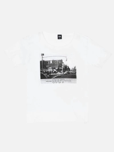SECOND AVE. TEE-WHT