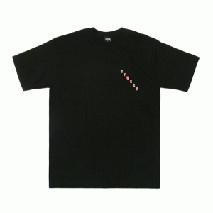 DIAGONAL TEE-BLK