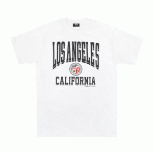LOS ANGELES CALIPORNIA TEE-WHT