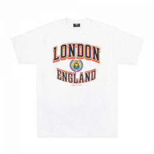 LONDON ENGLAND TEE-WHT