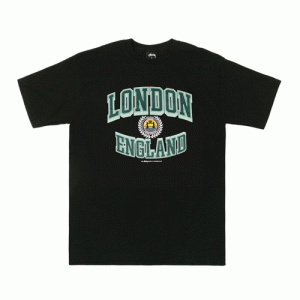 LONDON ENGLAND TEE-BLK