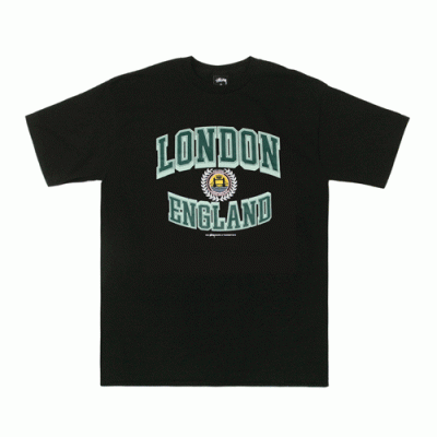 LONDON ENGLAND TEE-BLK