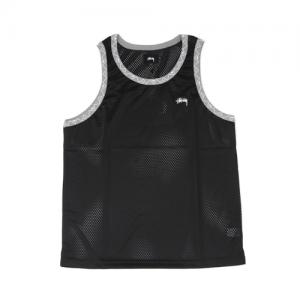 ZIG ZAG MESH TANK-BLK