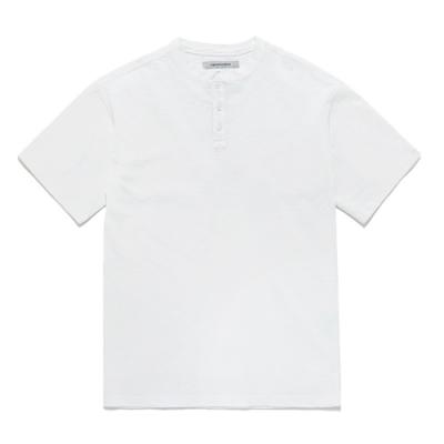 S/S HENLEY T-SHIRT FS [WHITE]