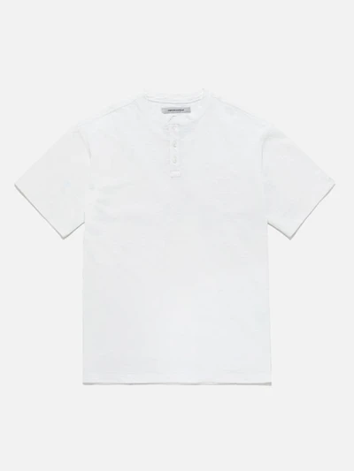 S/S HENLEY T-SHIRT FS [WHITE]