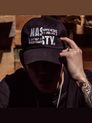 I AM NOT A HUMAN BEING X NYPM LOGO BALL CAP-BLACK