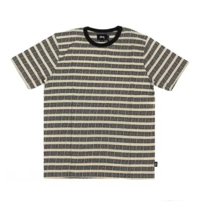 SPIRAL STRIPE CREW-KHAK