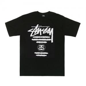 WT TAPED TEE-BLK