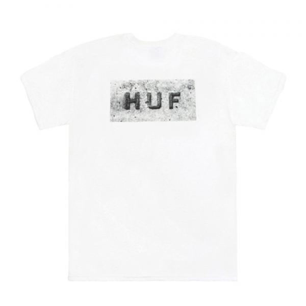 CONCRETE BAR LOGO TEE-WHT