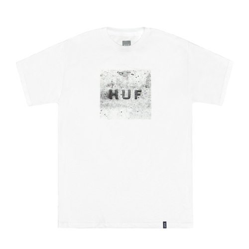 CONCRETE BOX LOGO TEE-WHT