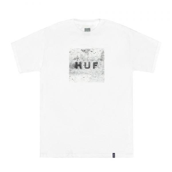 CONCRETE BOX LOGO TEE-WHT