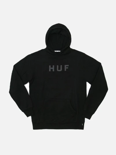 ORIGINAL LOGO PULLOVER FLEECE-BLK(GREY)