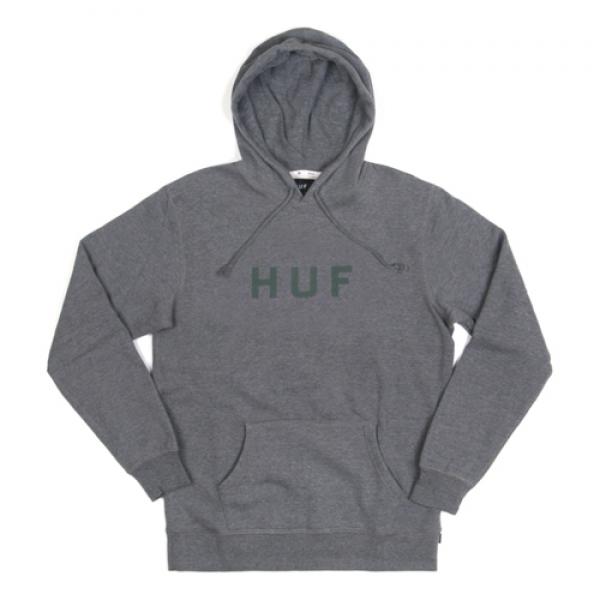 ORIGINAL LOGO PULLOVER FLEECE-GREY(GREY)