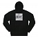 CONCRETE BOX LOGO PULLOVER FLEECE-BLK