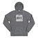 CONCRETE BOX LOGO PULLOVER FLEECE-GRY