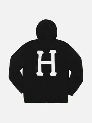 CLASSIC H PULLOVER FLEECE-BLK