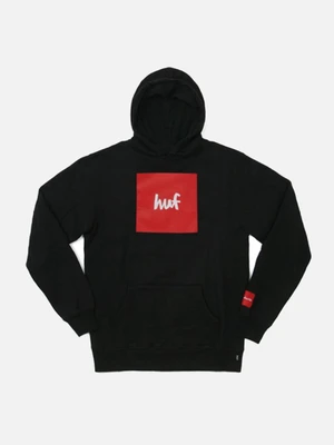 HUF x CHOC BOX LOGO PULLOVER FLEECE-BLK