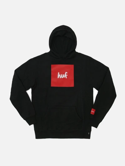 HUF x CHOC BOX LOGO PULLOVER FLEECE-BLK