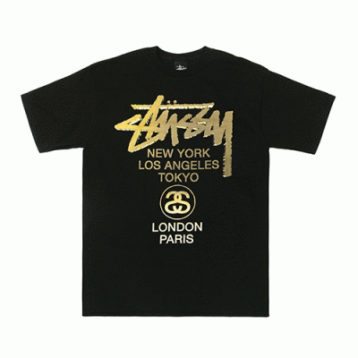 WT GOLD TEE - BLK