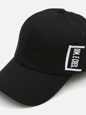 DIM LABEL BASEBALL CAP_BLACK