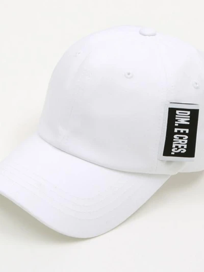 DIM LABEL BASEBALL CAP_WHITE
