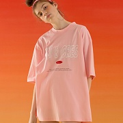 LINE LOGO BOXY T-SHIRT_PINK