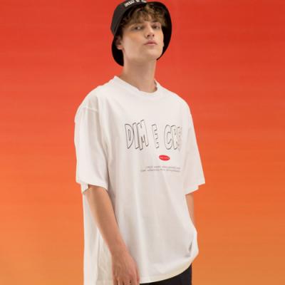 LINE LOGO BOXY T-SHIRT_WHITE