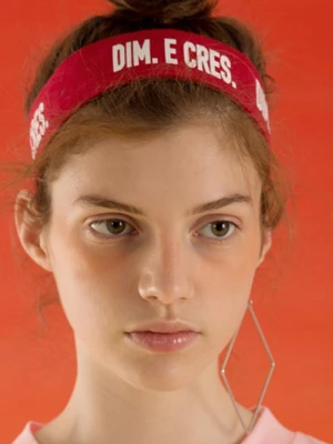 LOGO HAIR BAND_RED
