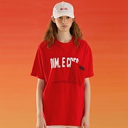 POCKET POINT BOXY HALF TEE_RED