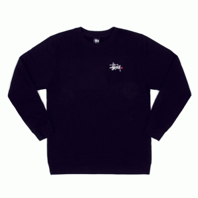 BASIC LOGO CREW-NVY(pnkⓒ)